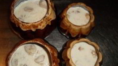 пельмени в горшочке в молоке