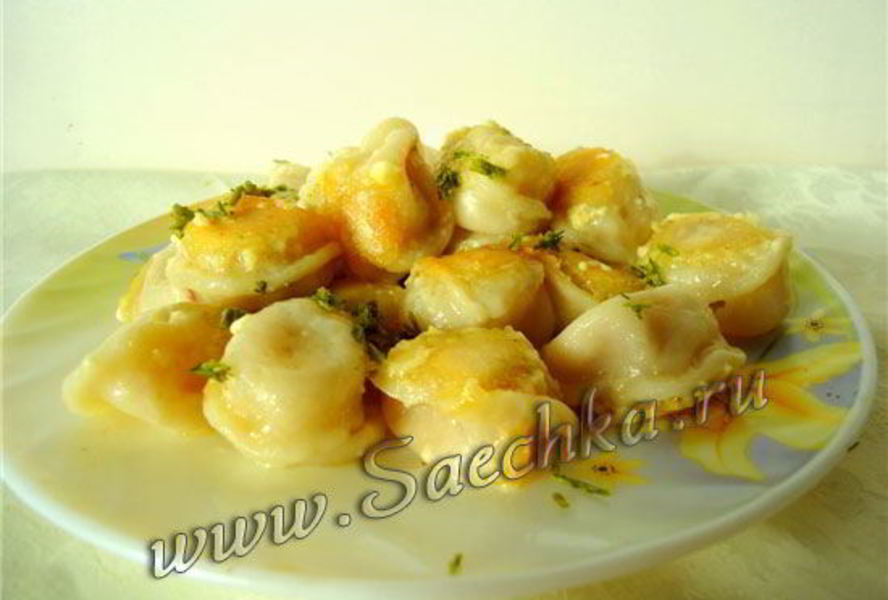 Пельмени в горшочке