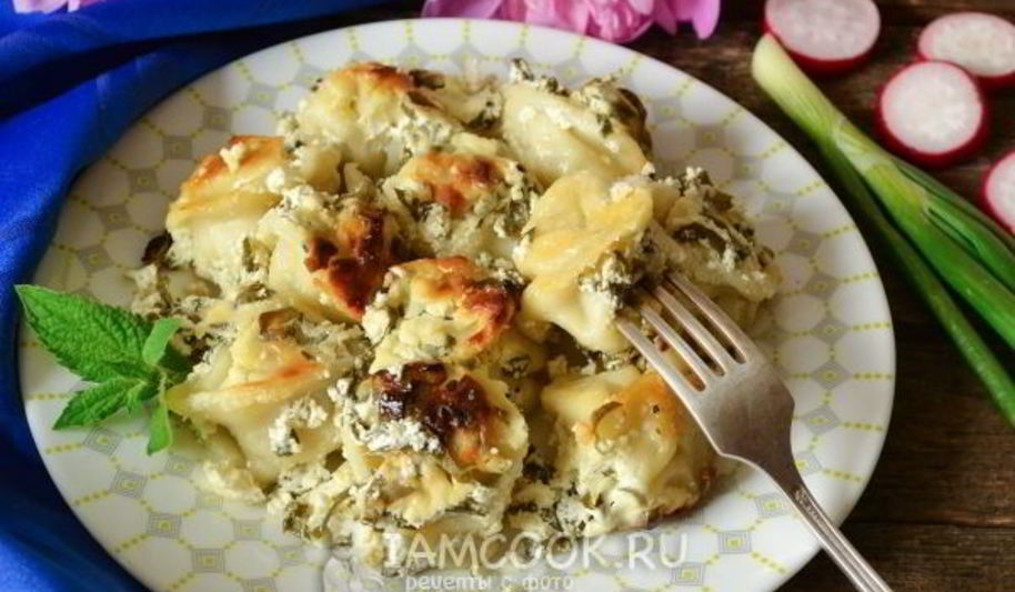 Рецепт пельменей в сметане в духовке