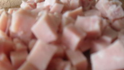 пельмени, запеченные в сметане с ветчиной и сыром