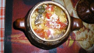 пельмешки в горшочке