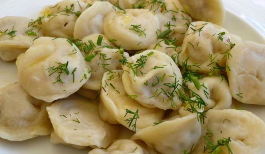 Рецепт постных пельменей с капустой