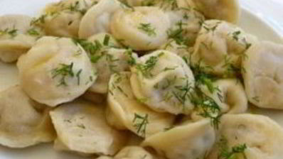 постные пельмени с капустой