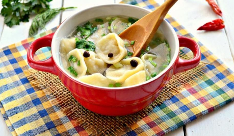 Рецепт суповых пельмешков с мясным фаршем