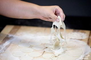 Тесто на пельмени на молоке