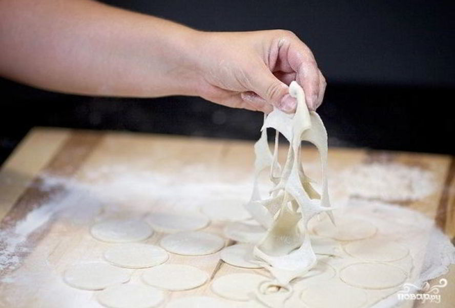 Тесто на пельмени на молоке