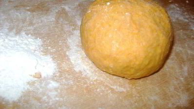 тыквенные пельмешки