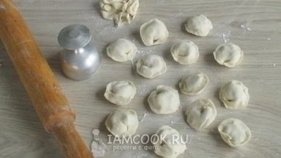 веганские пельмени с фалафелем