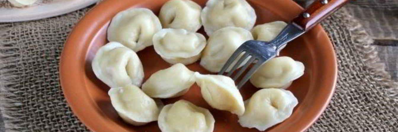 Вегетарианские пельмени с нутом