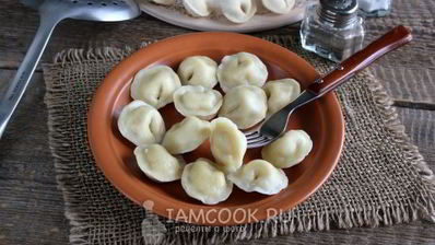 вегетарианские пельмени с нутом