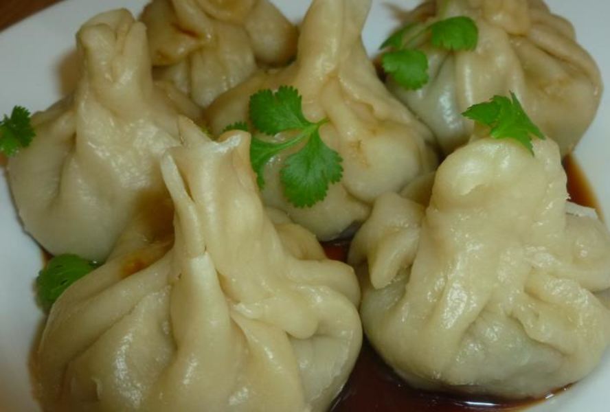 Вонтоны с грибами и пекинской капустой