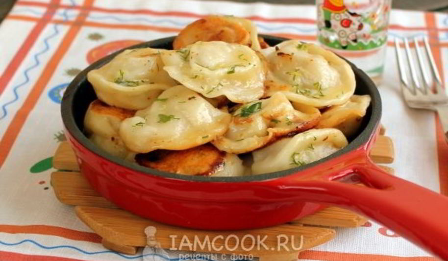 Рецепт замороженных пельменей на сковороде