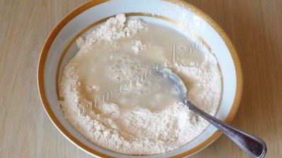 заварное тесто для вареников, пельменей