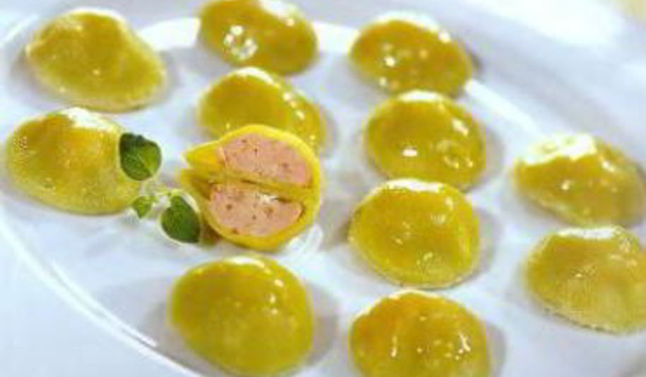 Рецепт зеленых пельменей с лососем