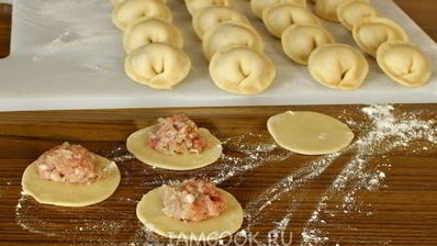 жареные пельмени в духовке