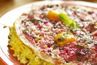 Азербайджанский яичный плов