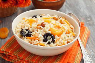 Бухарский плов с морковью и сухофруктами