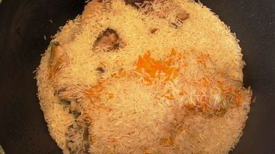 быстрый плов с курицей