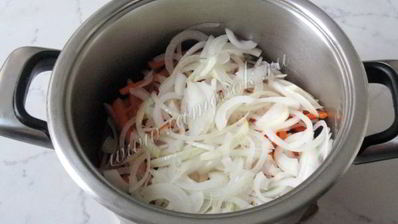 диетический плов с куриными желудками