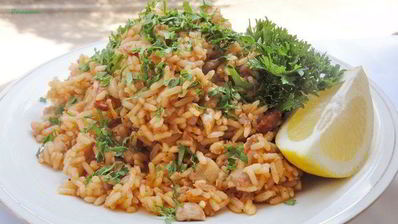 джамбалайя с курицей и чоризо