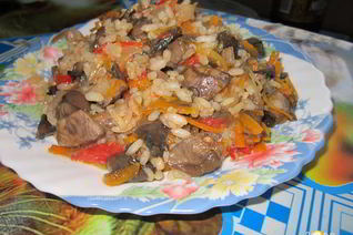 Грибной плов