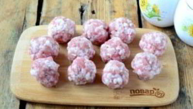 хан-плов с фрикадельками