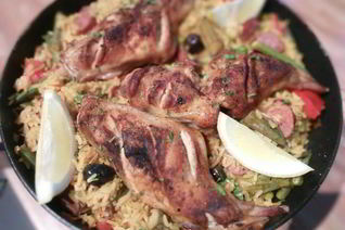 Паэлья с кроликом