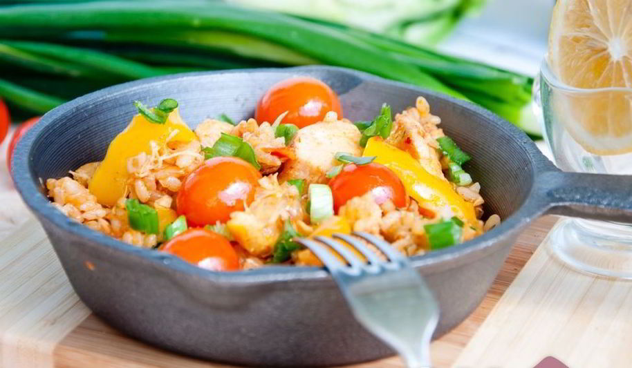 Рецепт паэльи с курицей