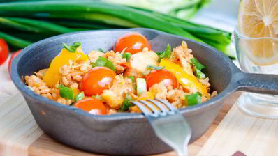 паэлья с курицей