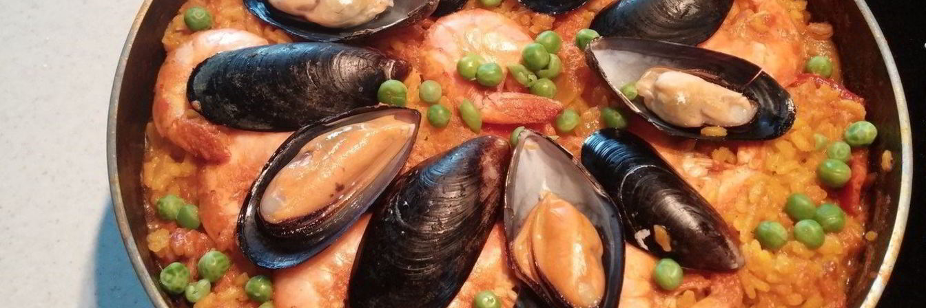 Паэлья с морепродуктами по-русски