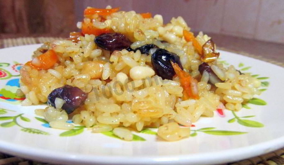 Рецепт плова фруктового