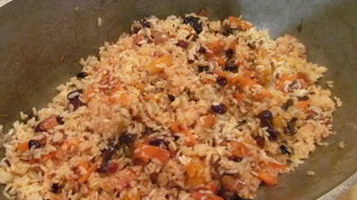 плов фруктовый