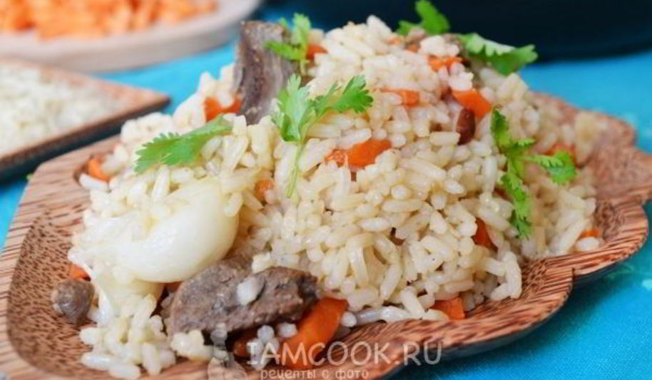 Рецепт плова из баранины в мультиварке