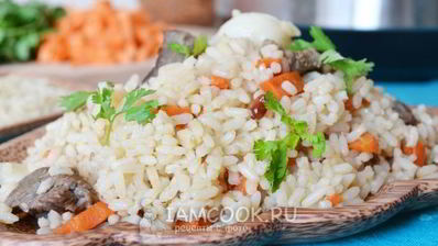 плов из баранины в мультиварке