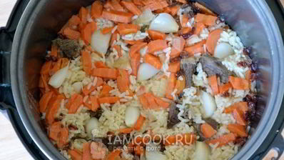 плов из баранины в мультиварке