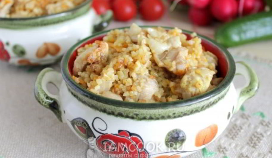 Рецепт плова из булгура с курицей