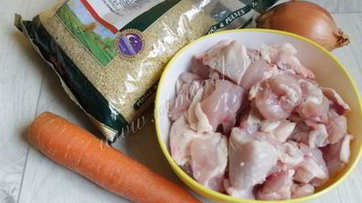 плов из булгура с курицей