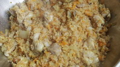 плов из булгура с курицей