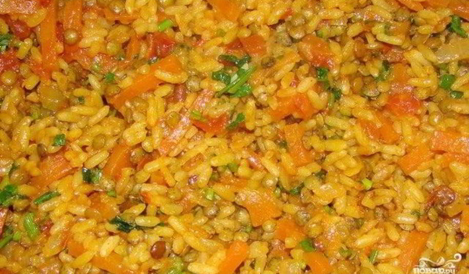 Рецепт плова из чечевицы