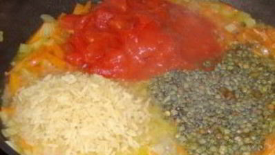 плов из чечевицы