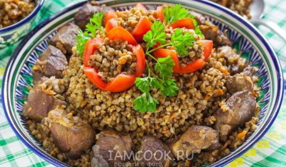 Рецепт плова из гречки с бараниной
