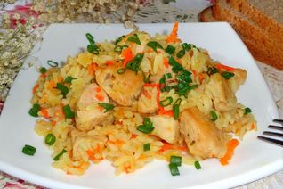 Плов из индейки