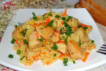 Плов из индейки