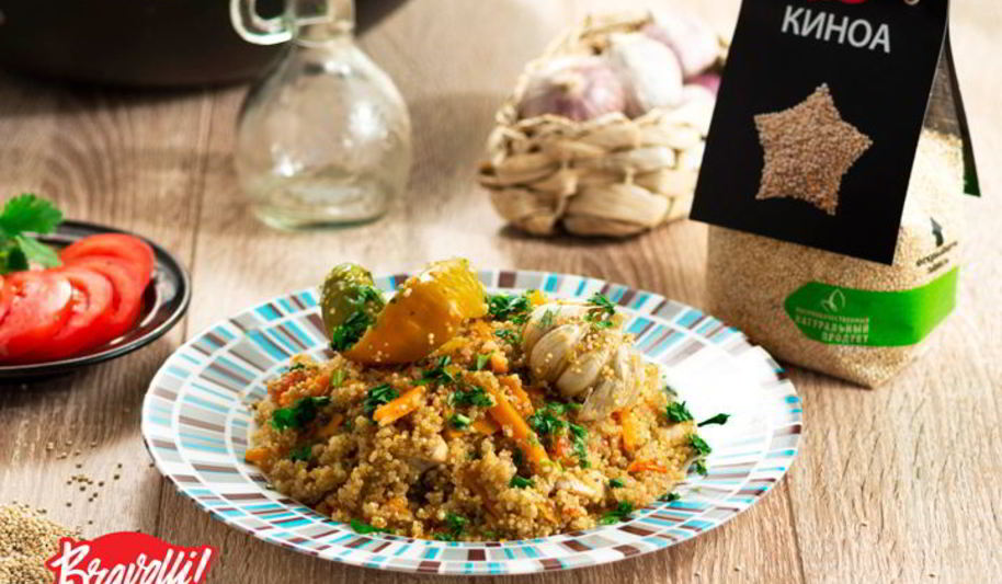 Рецепт плова из киноа с курицей