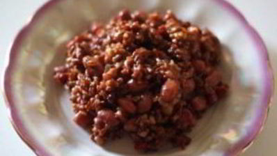 плов из красного риса