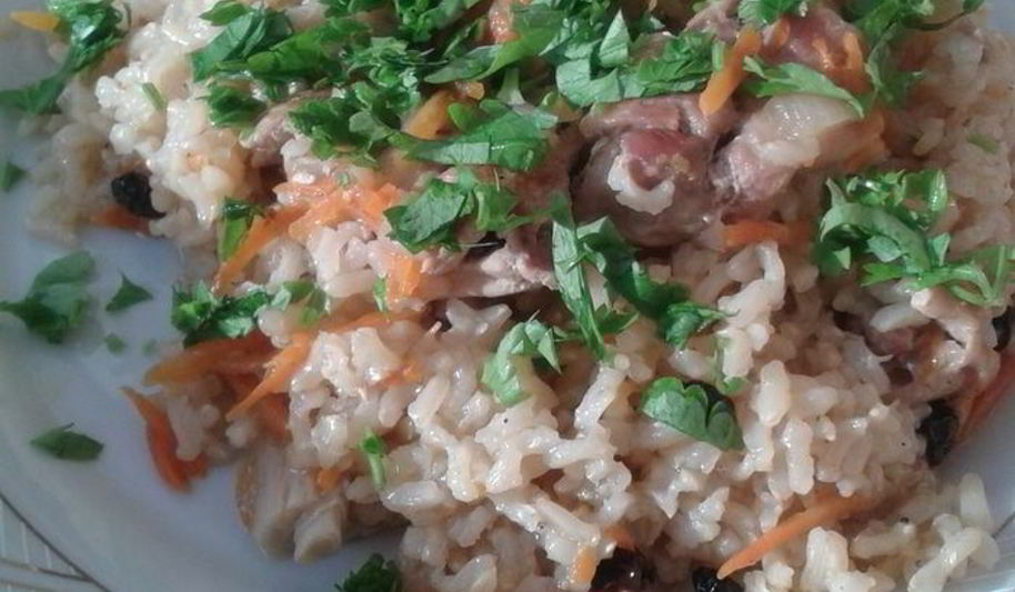 Рецепт плова из курицы на здоровье