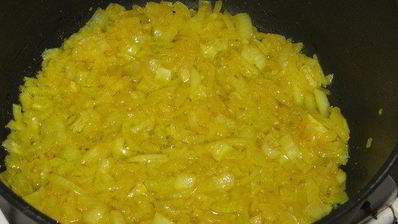 плов из пшена с куриными сердечками