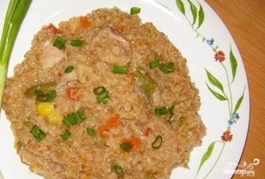 Плов из пшеничной крупы