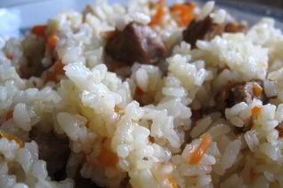 Плов из телятины