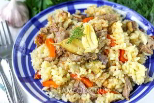 Плов из утки в мультиварке